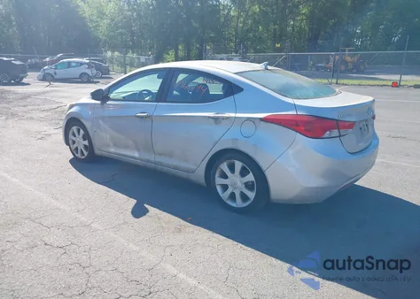 2012 Hyundai Elantra Limited (Ulsan Plant) from USA, damaged, VIN KMHDH4AE8CU301183